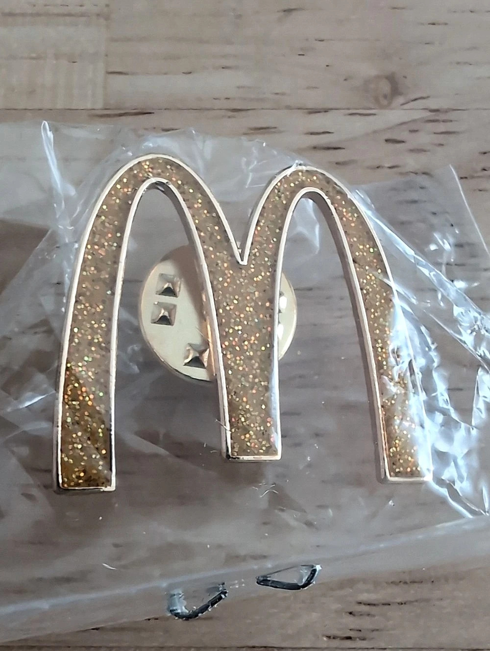 Gold Arches Brooch New